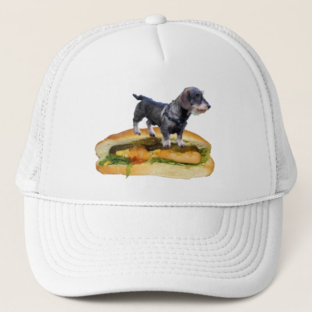 Casquette Chien sur hot dog (Devant)