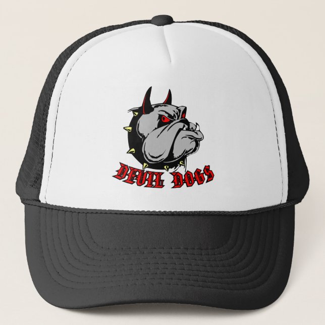 Casquette Chiens de diable de bouledogue (Devant)
