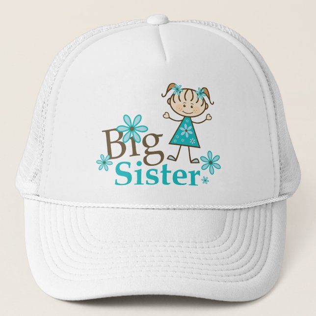 Casquette Chiffre de bâton de grande soeur (Devant)