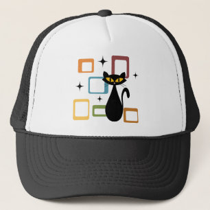 Casquette Chiffre noir du milieu du siècle