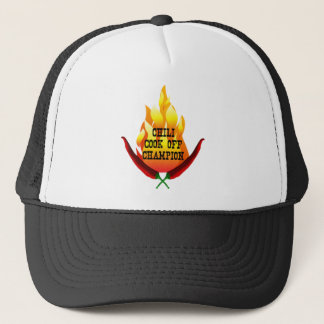Casquette Chili Cook Off Champion Flame Design