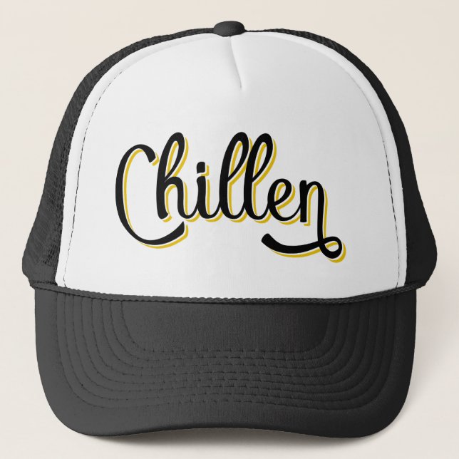 Casquette Chillen allemand Deutschland Slang Trucker Hat (Devant)