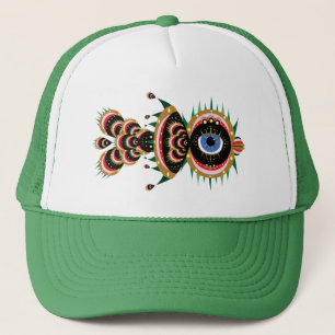 Casquette Chimera - Chapeau de camion d'oiseaux de poisson (