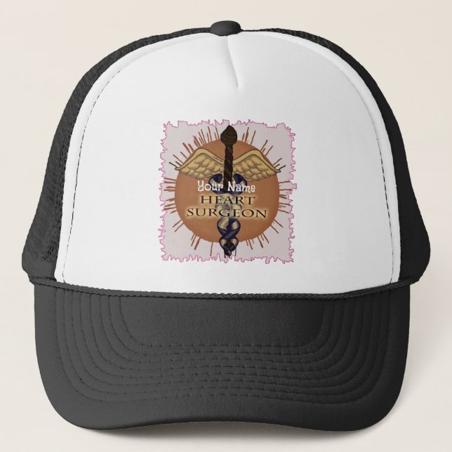 Casquette Chirurgien cardiaque Caduceus (Devant)