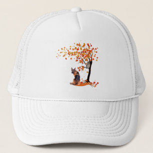 Casquette Chouette bergère allemande et propriétaire de chie