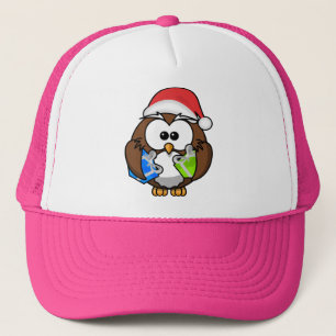 Casquette Chouette de Noël portant le chapeau de Noël 15840
