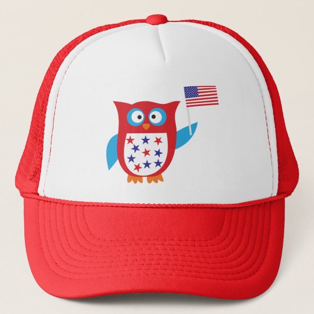 Casquette Chouette épervière de Jour de la Déclaration (Devant)