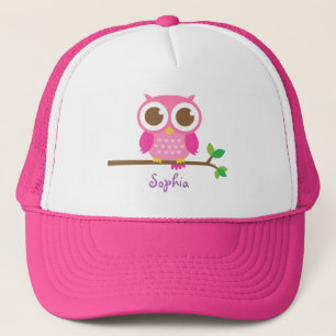 Casquette Chouette Rose Féminine Mignonne Pour Filles