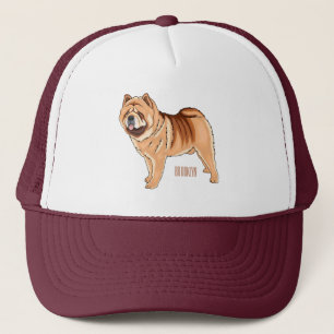 Casquette Chow Chow dog cartoon