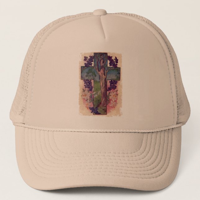 Casquette chrétien de l'arbre de vie (Devant)