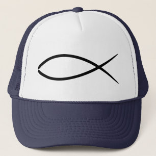 Casquette chrétien de poissons