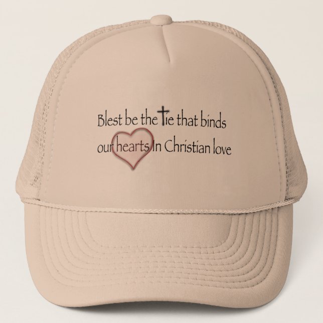Casquette Christian ‘Blest Be the Cravate’ (Devant)