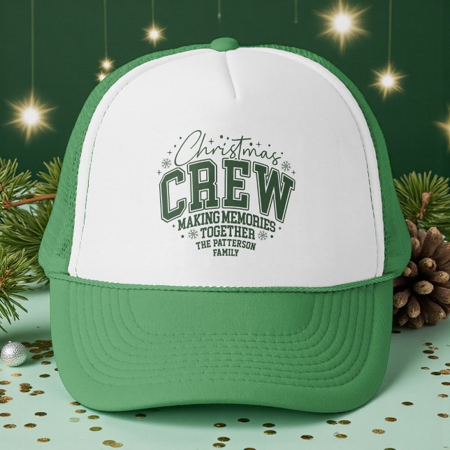 Casquette Christmas Crew Personalized Family Name (Créateur téléchargé)