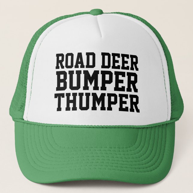 Casquette CHRISTMAS Gift Baseball ROAD DEER BUMPER THUMPER (Devant)