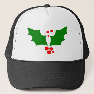 Casquette Christmas Holly Design