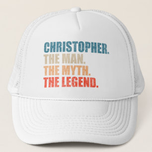 Casquette Christopher L'Homme Le Mythe La Légende