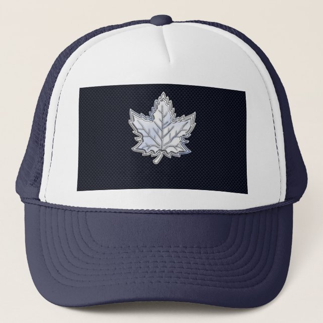 Casquette Chrome Comme Maple Leaf Fibres de carbone Impressi (Devant)