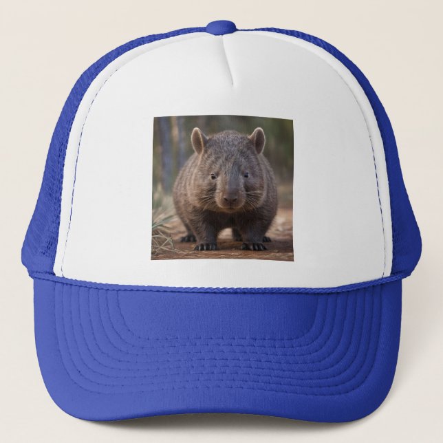 Casquette "Chubby Charm : L'adorable Wombat Australien" (Devant)