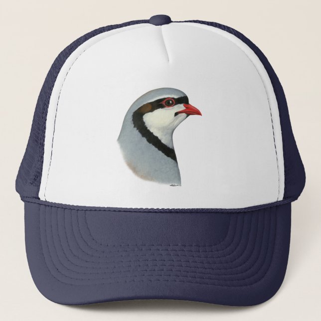 Casquette Chukar :  Tête de perdrix (Devant)