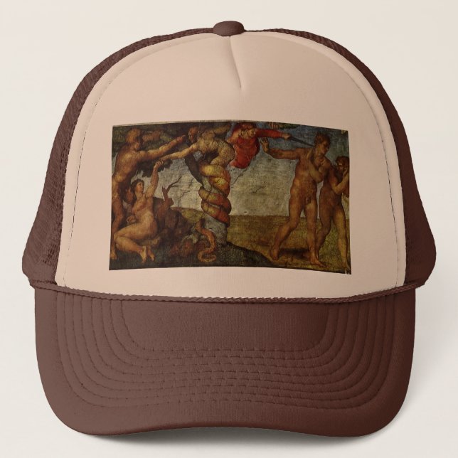 Casquette Chute et Expulsion de Michel-Ange, Jardin d'Eden (Devant)