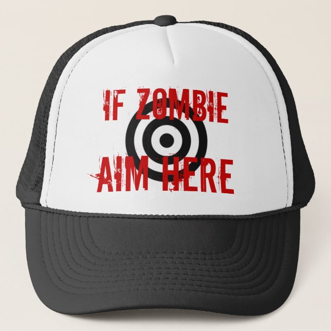 Casquette Cible de zombi (Devant)