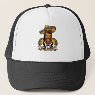 Casquette Cinco de Derby Cheval Taco Sombrero Design Vintage