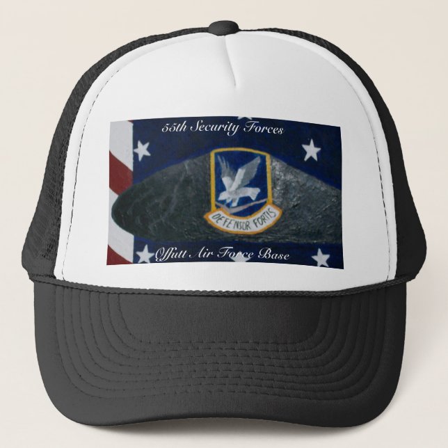 Casquette cinquante-cinquième Force de sécurité, l'Armée de (Devant)