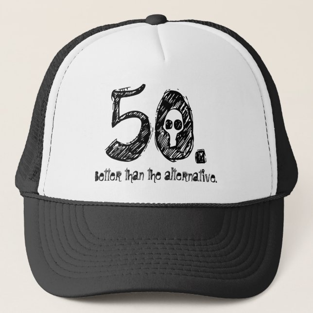 Casquette cinquantième Cadeau de bâillon d'anniversaire (Devant)