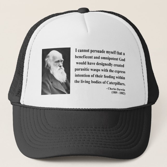Casquette Citation 2b de Charles Darwin (Devant)