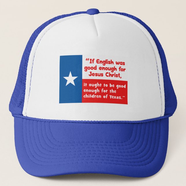 Casquette Citation amusante de Jesus Texas (Devant)