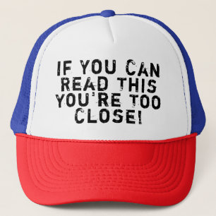 Casquette Citation Anti-Social Vous Êtes Trop Près