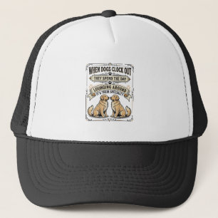 Casquette Citation de chien drôle Gravure vintage Chiens par