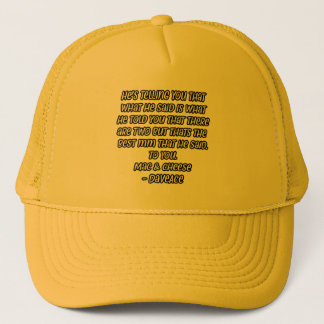 Casquette Citation de Mac et de fromage