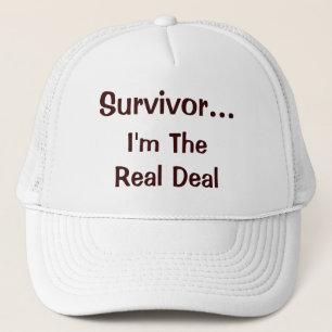 Casquette Citation d'encouragement de survivant...Je suis le