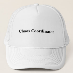 Casquette Citation du coordinateur du Chaos pour les enseign