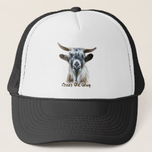 Casquette Citation Fun Crazy Vieux élevage de chèvres animal