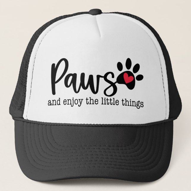 Casquette Citation inspirée de l'amour du chien (Devant)