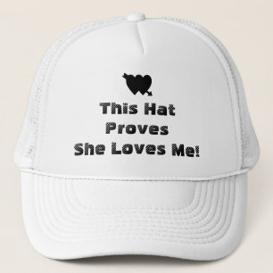 Casquette Citation J'aime Citation Saint-Valentin Romantique