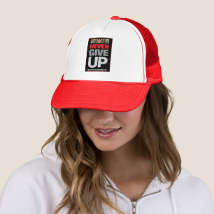 Casquette Citation Ne jamais abandonner Ne jamais se rendre