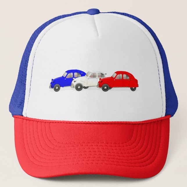 Casquette Citroen 2 CV Tricolor (Devant)