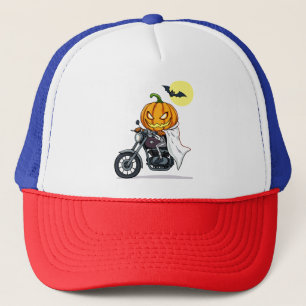 Casquette Citrouille moto