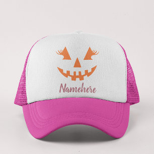 Casquette Citrouille personnalisée Jack O Lantern Halloween