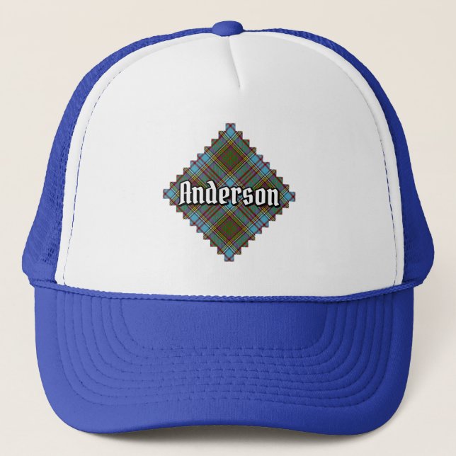 Casquette Clan Anderson Tartan Trucker Hat (Devant)