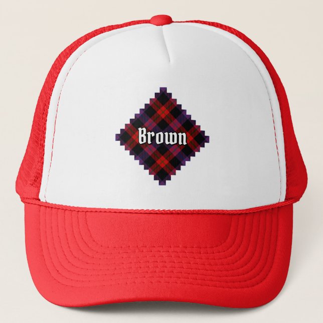 Casquette Clan Brown Tartan (Devant)