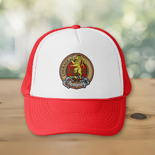 Casquette Clan Cumming Crest sur Tartan