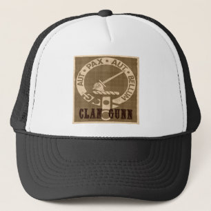 Casquette Clan Gunn Crest Badge - Sepia