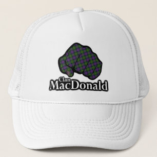 Casquette Clan MacDonald Écosse Fière Poing Tartan