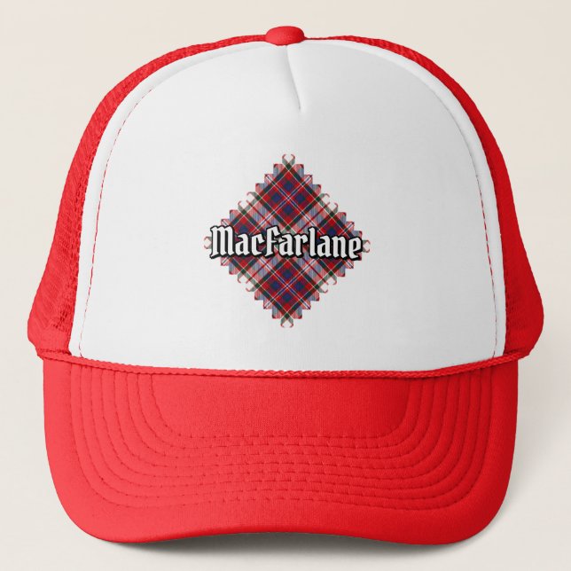 Casquette Clan MacFarlane robe Tartan (Devant)