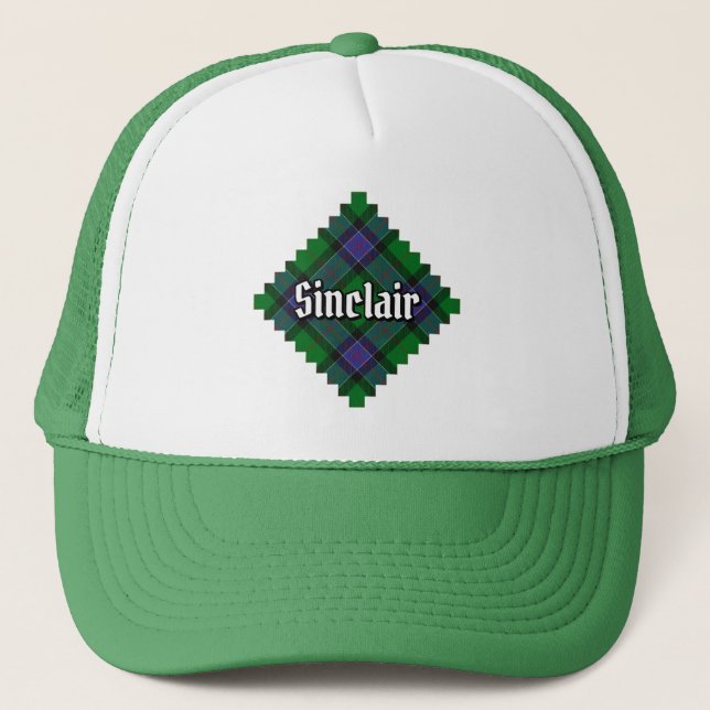 Casquette Clan Sinclair Chasse Tartan (Devant)
