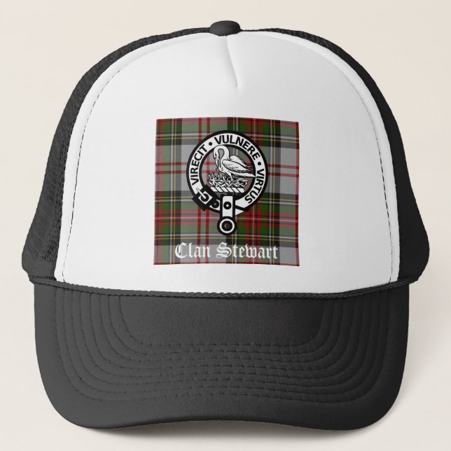 Casquette Clan Stewart Crest & Tartan (Devant)